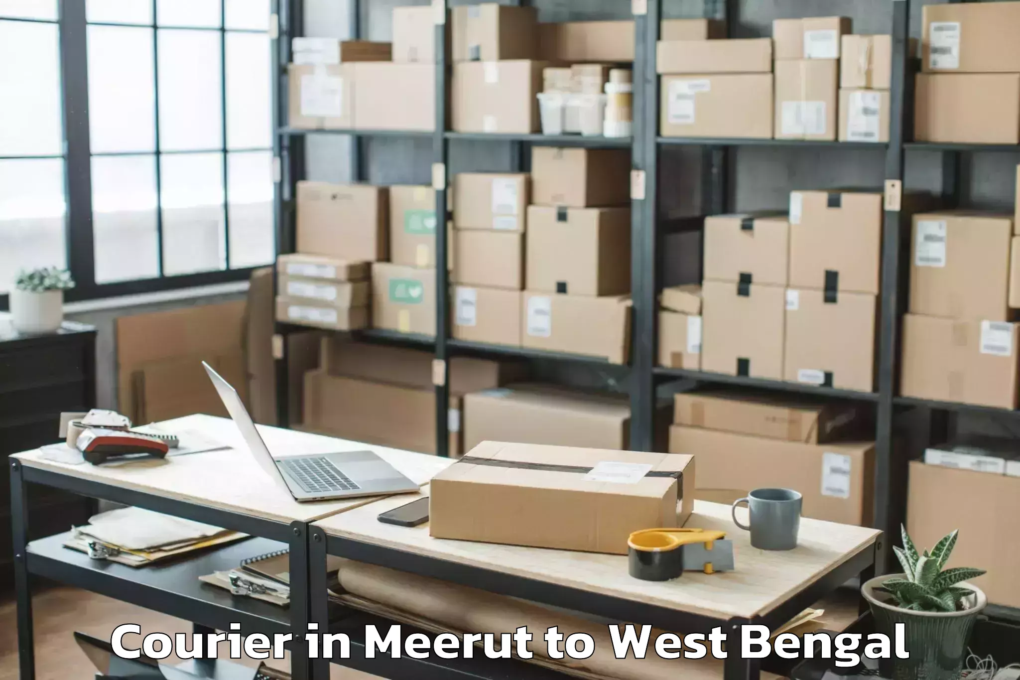 Affordable Meerut to Samsi Courier